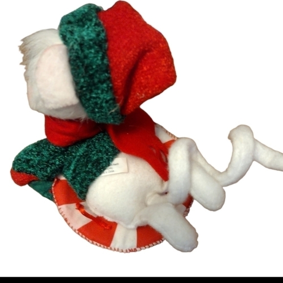 ANNALEE 2007 Sliding Mouse On Peppermint Candy - Picture 3 of 7